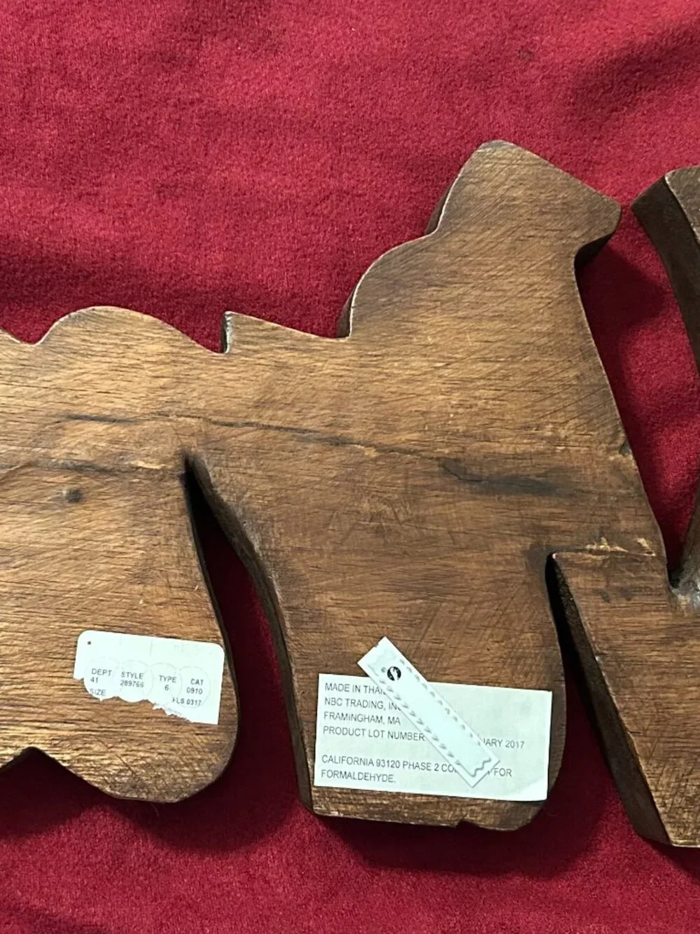VINO  wood sign